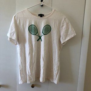 JCREW|TENNIS RACQUET T-SHIRT|XL